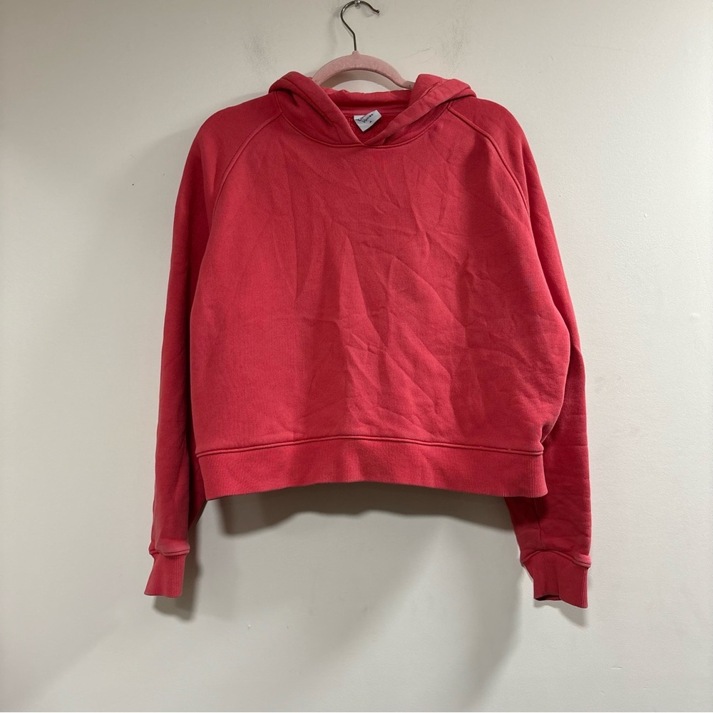 Outdoor Voices coral Cropped Relaxed Sweatshirt